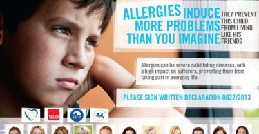 Le allergie: la dachiarazione per il Parlamento Europeo